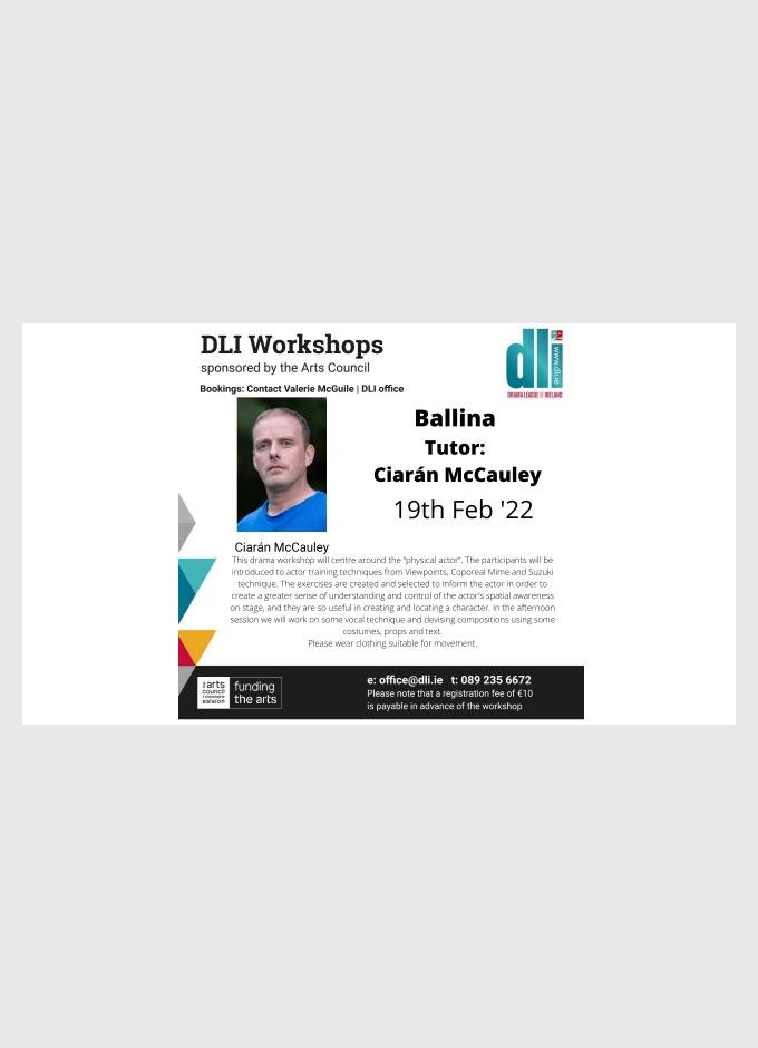 DLI Workshop Ballina